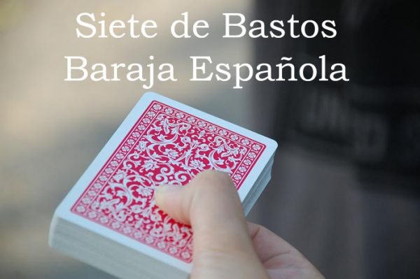 Siete de Bastos Baraja Española